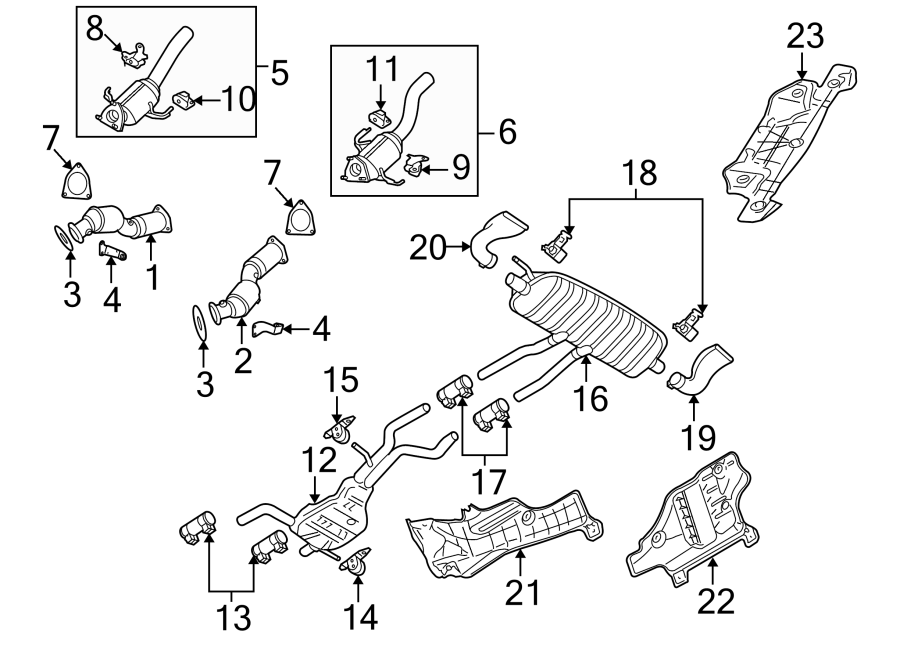 22EXHAUST SYSTEM. EXHAUST COMPONENTS.https://images.simplepart.com/images/parts/motor/fullsize/1380475.png