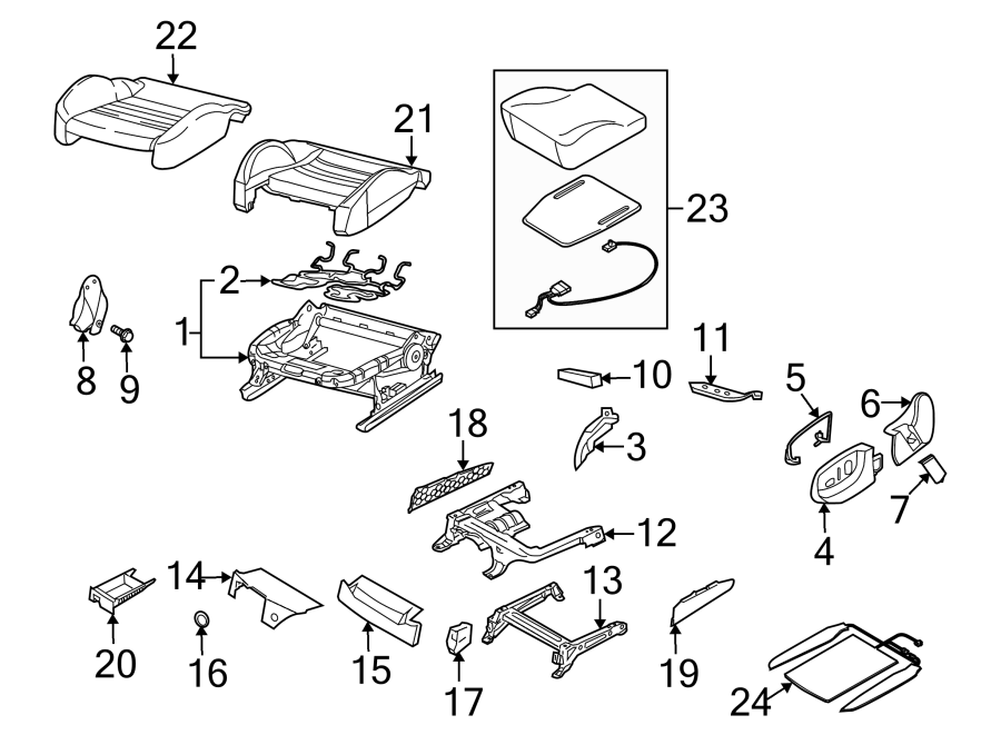 7SEATS & TRACKS. FRONT SEAT COMPONENTS.https://images.simplepart.com/images/parts/motor/fullsize/1380700.png