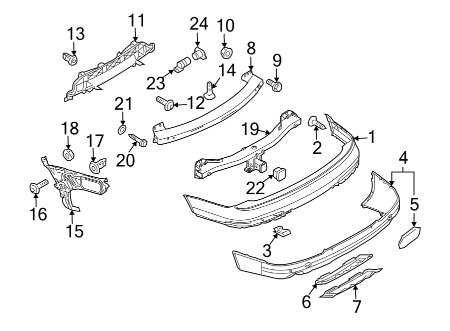 3REAR BUMPER. BUMPER & COMPONENTS.https://images.simplepart.com/images/parts/motor/fullsize/1380990.png