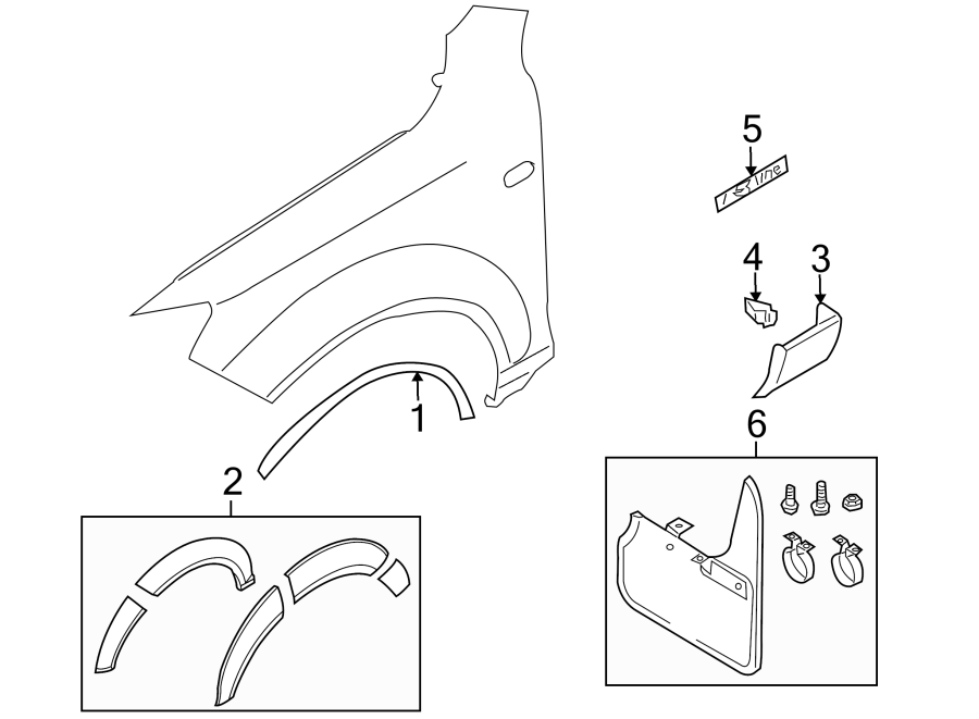 5FENDER. EXTERIOR TRIM.https://images.simplepart.com/images/parts/motor/fullsize/1381240.png