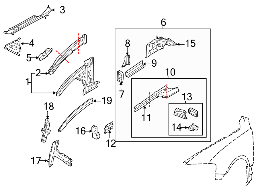 19FENDER. STRUCTURAL COMPONENTS & RAILS.https://images.simplepart.com/images/parts/motor/fullsize/1381245.png