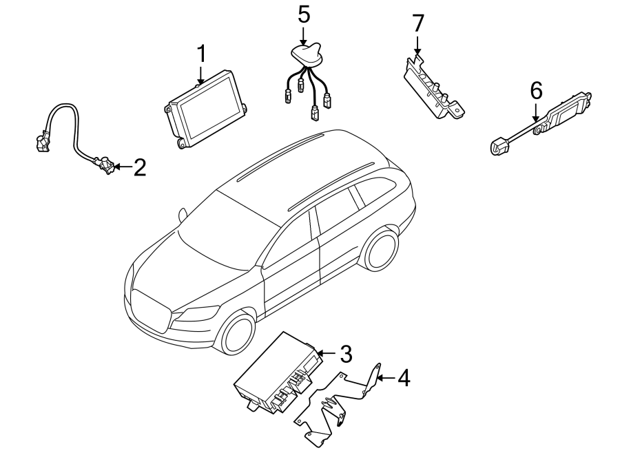 1INSTRUMENT PANEL. NAVIGATION SYSTEM COMPONENTS.https://images.simplepart.com/images/parts/motor/fullsize/1381315.png