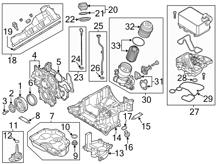 ENGINE / TRANSAXLE. ENGINE PARTS.