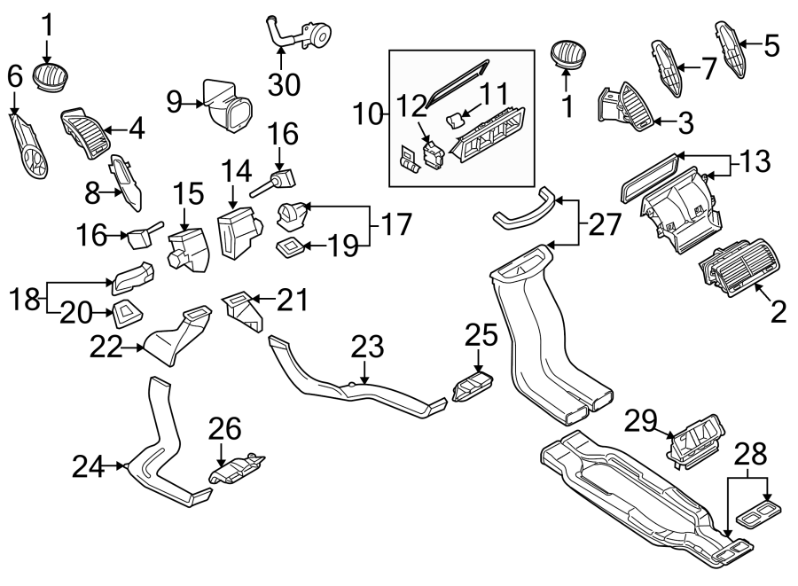 INSTRUMENT PANEL. DUCTS.