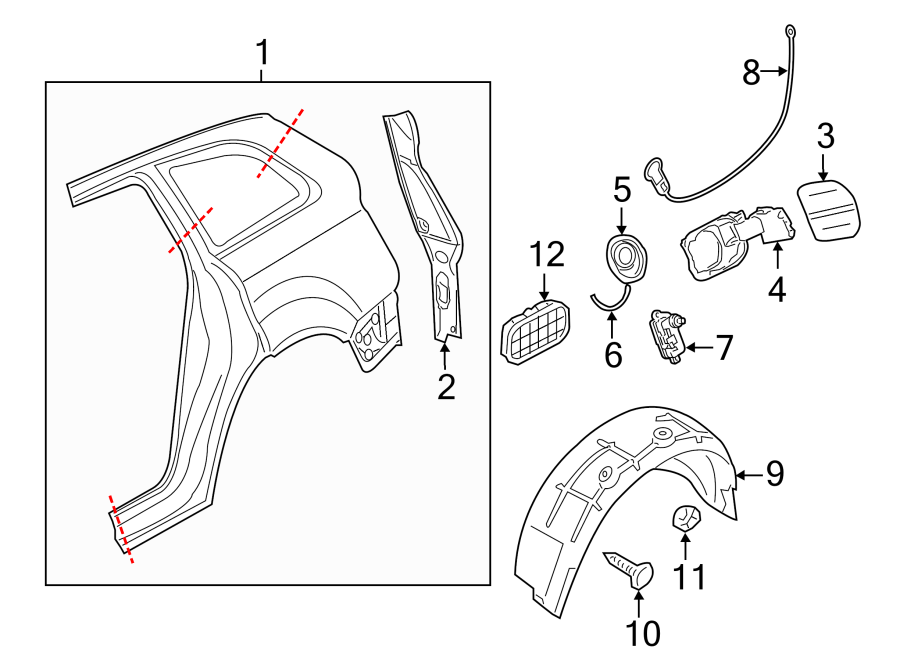 7QUARTER PANEL & COMPONENTS.https://images.simplepart.com/images/parts/motor/fullsize/1381860.png