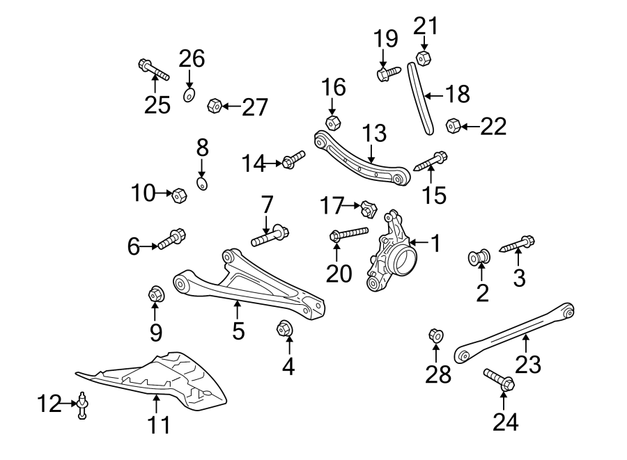 REAR SUSPENSION. SUSPENSION COMPONENTS.