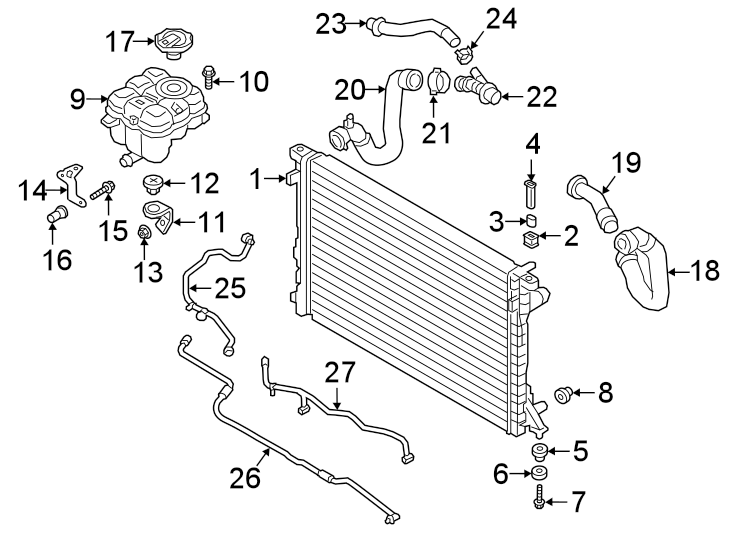 15Radiator & components.https://images.simplepart.com/images/parts/motor/fullsize/1382053.png