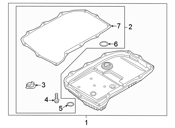 Engine / transaxle. Transaxle parts.