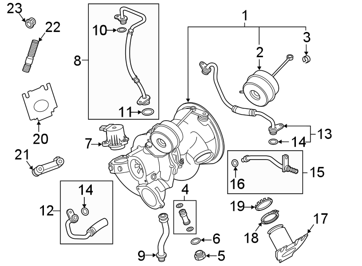 8Engine / transaxle. Turbocharger & components.https://images.simplepart.com/images/parts/motor/fullsize/1382276.png