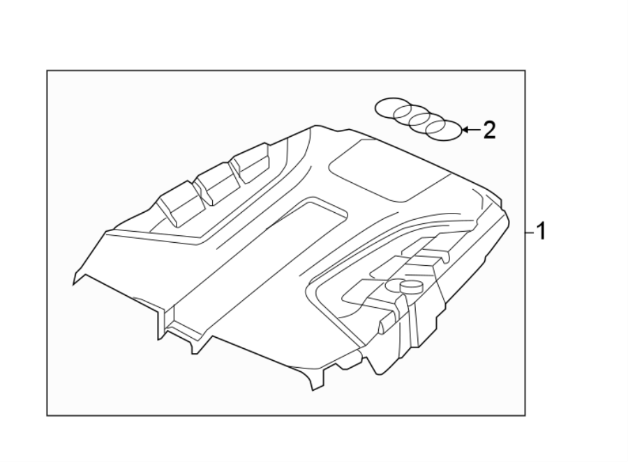 ENGINE / TRANSAXLE. ENGINE APPEARANCE COVER.