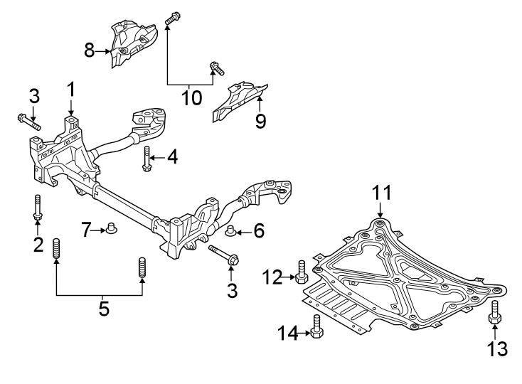 13Front suspension. Suspension mounting.https://images.simplepart.com/images/parts/motor/fullsize/1382369.png