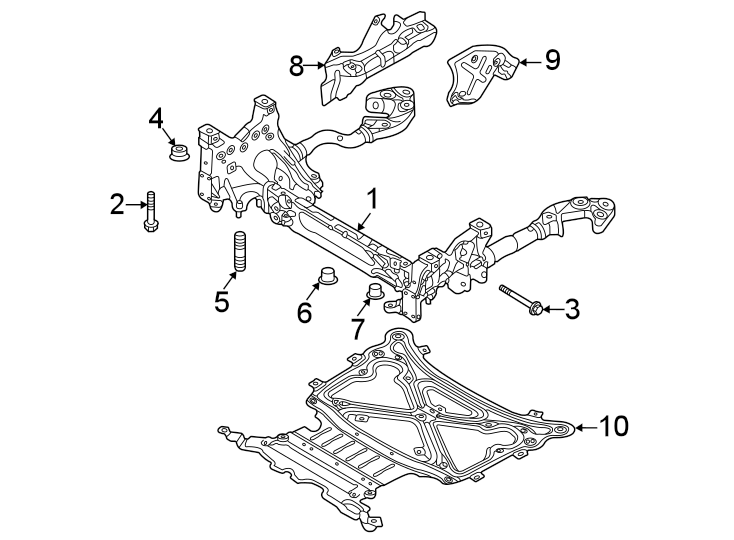 5Front suspension. Suspension mounting.https://images.simplepart.com/images/parts/motor/fullsize/1382373.png