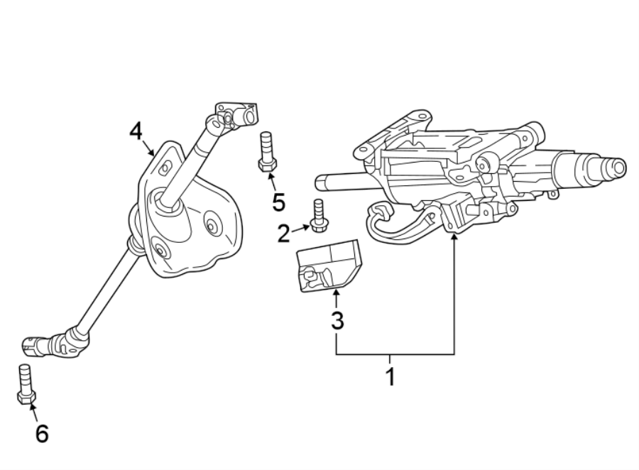 3STEERING COLUMN ASSEMBLY.https://images.simplepart.com/images/parts/motor/fullsize/1382385.png