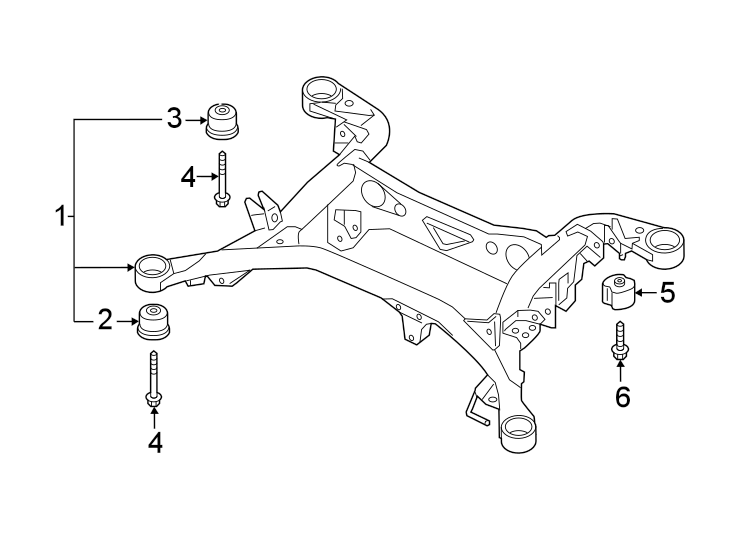 2Rear suspension. Suspension mounting.https://images.simplepart.com/images/parts/motor/fullsize/1382785.png