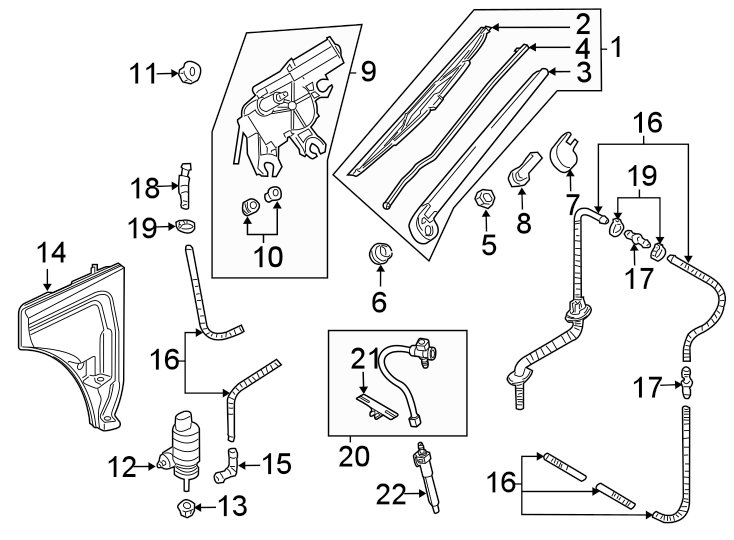 7Lift gate. Rear wiper components.https://images.simplepart.com/images/parts/motor/fullsize/1382845.png