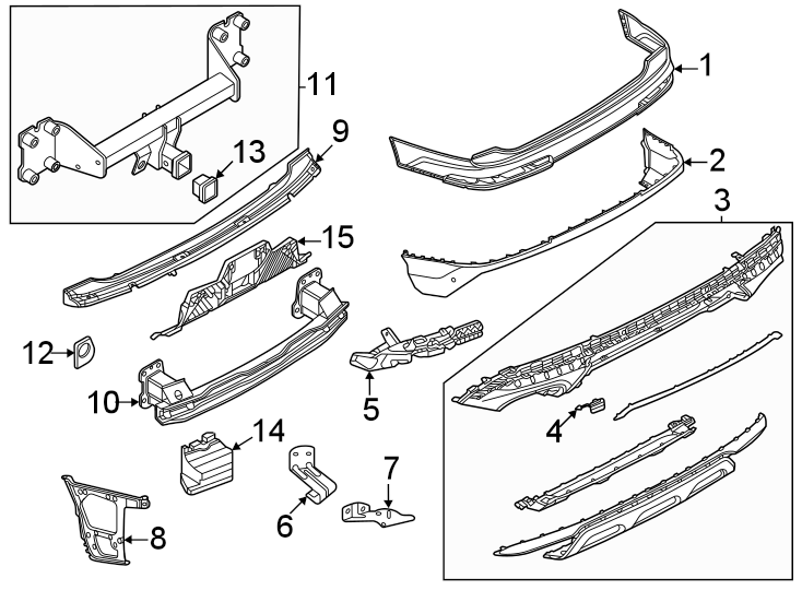 15Rear bumper. Bumper & components.https://images.simplepart.com/images/parts/motor/fullsize/1382950.png