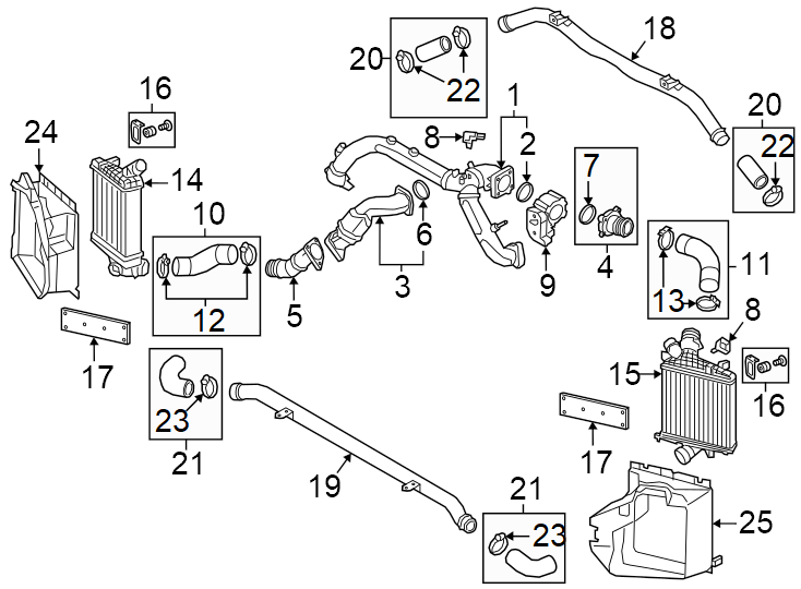 43. 0 liter. Intercooler. Lower. Upper.https://images.simplepart.com/images/parts/motor/fullsize/1383173.png