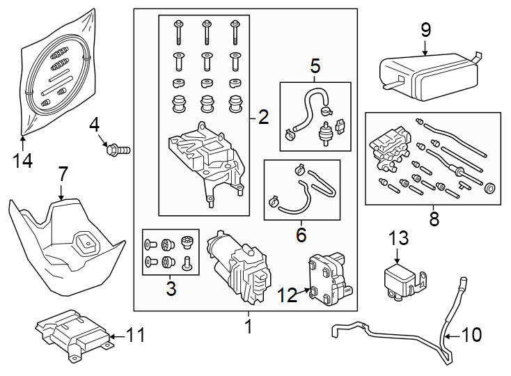 Ride control components.