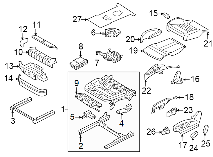 8Seats & tracks. Front seat components.https://images.simplepart.com/images/parts/motor/fullsize/1383547.png