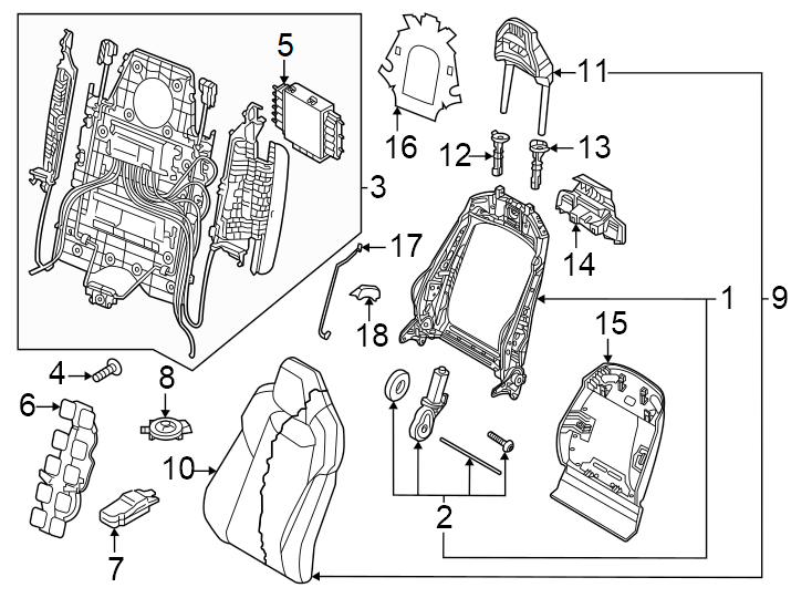 17Inner. Outer. Passenger side. S sport seat. W/O massage. W/O ventilation. W/VENTILATION.https://images.simplepart.com/images/parts/motor/fullsize/1383553.png