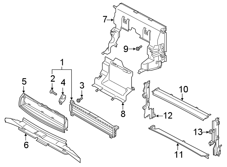 1RADIATOR SUPPORT. DUCTS.https://images.simplepart.com/images/parts/motor/fullsize/1384060.png