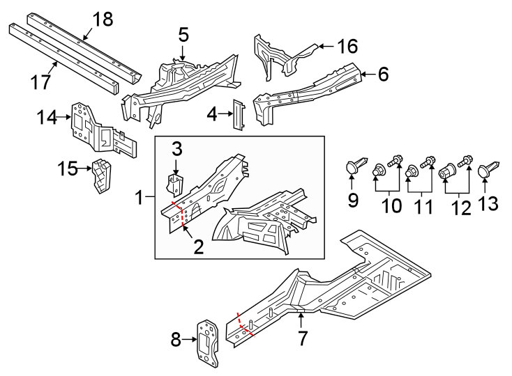 14Fender. Structural components & rails.https://images.simplepart.com/images/parts/motor/fullsize/1384170.png