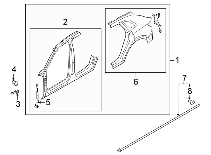 4Pillars. Rocker & floor. Uniside.https://images.simplepart.com/images/parts/motor/fullsize/1384607.png