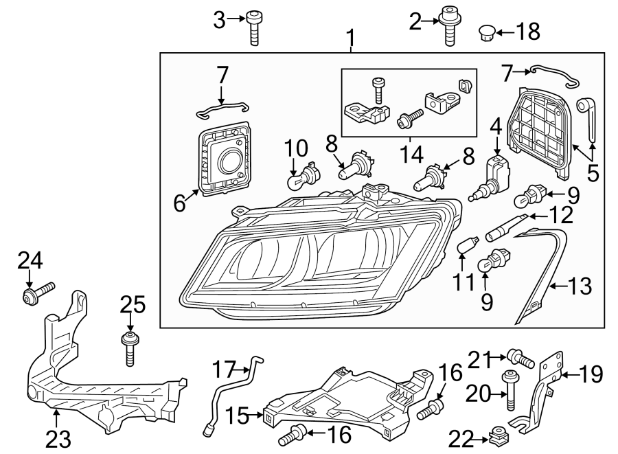 19FRONT LAMPS. HEADLAMP COMPONENTS.https://images.simplepart.com/images/parts/motor/fullsize/1385037.png