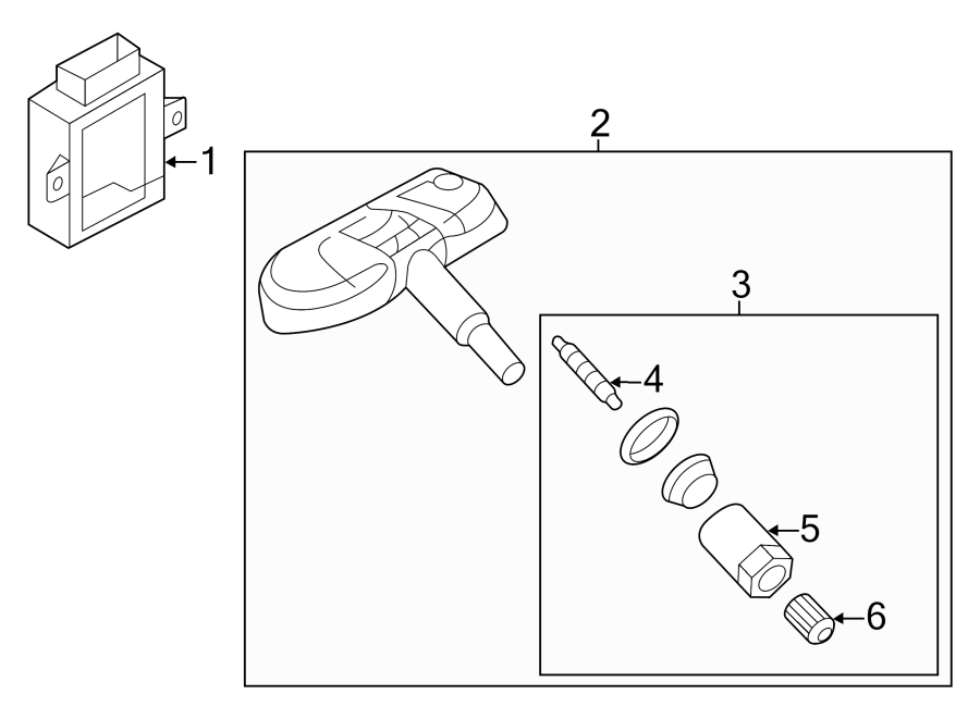 6TIRE PRESSURE MONITOR COMPONENTS.https://images.simplepart.com/images/parts/motor/fullsize/1385235.png