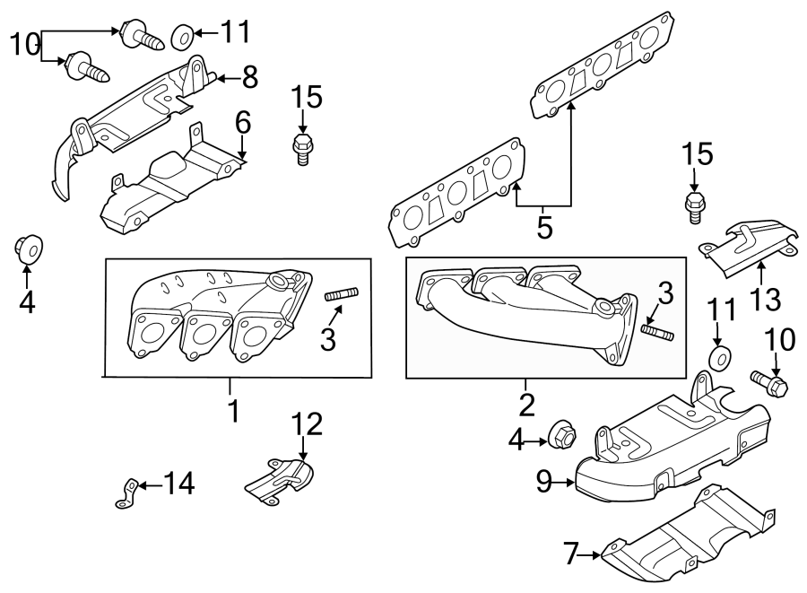 14EXHAUST SYSTEM. EXHAUST MANIFOLD.https://images.simplepart.com/images/parts/motor/fullsize/1385265.png