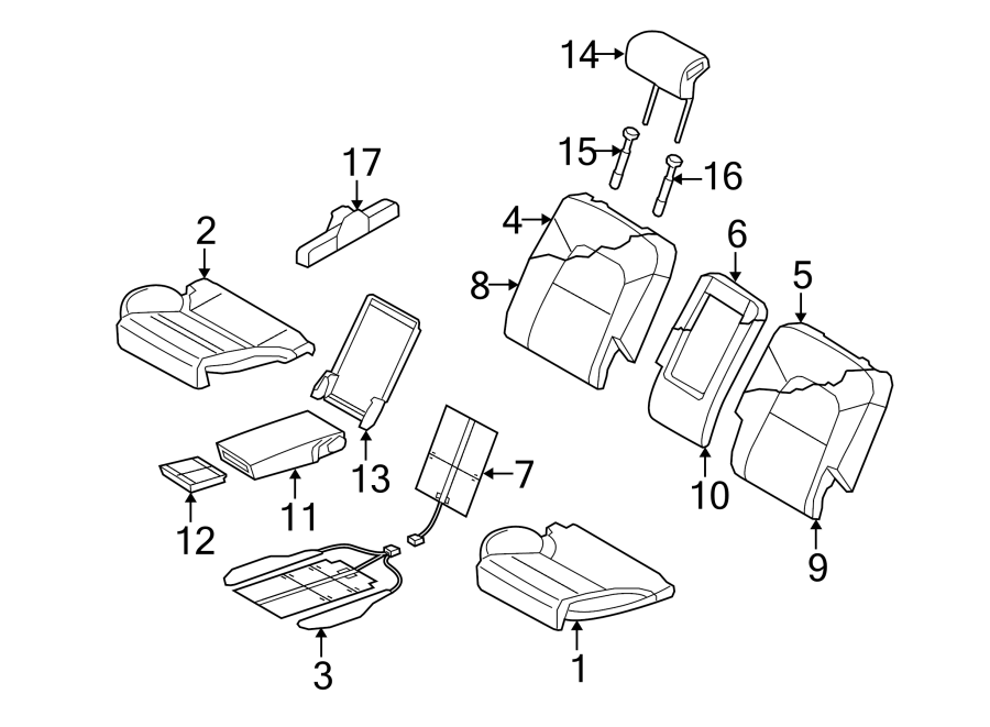 7SEATS & TRACKS. REAR SEAT COMPONENTS.https://images.simplepart.com/images/parts/motor/fullsize/1385485.png