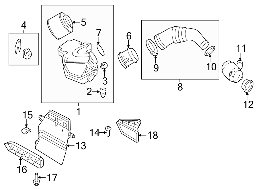 ENGINE / TRANSAXLE. AIR INTAKE.