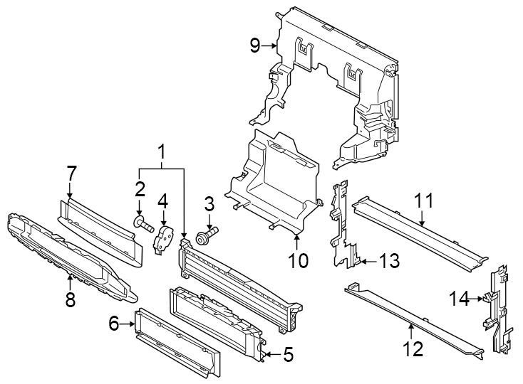 4Radiator support. Ducts.https://images.simplepart.com/images/parts/motor/fullsize/1386060.png