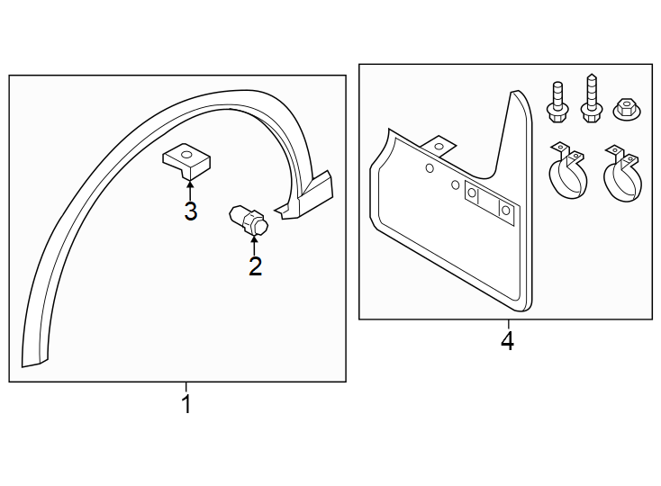 1Fender. Exterior trim.https://images.simplepart.com/images/parts/motor/fullsize/1386175.png