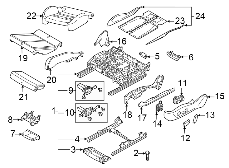 1Seats & tracks. Front seat components.https://images.simplepart.com/images/parts/motor/fullsize/1386543.png