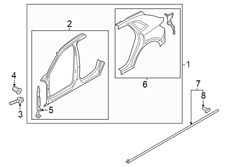 4Pillars. Rocker & floor. Uniside.https://images.simplepart.com/images/parts/motor/fullsize/1386700.png