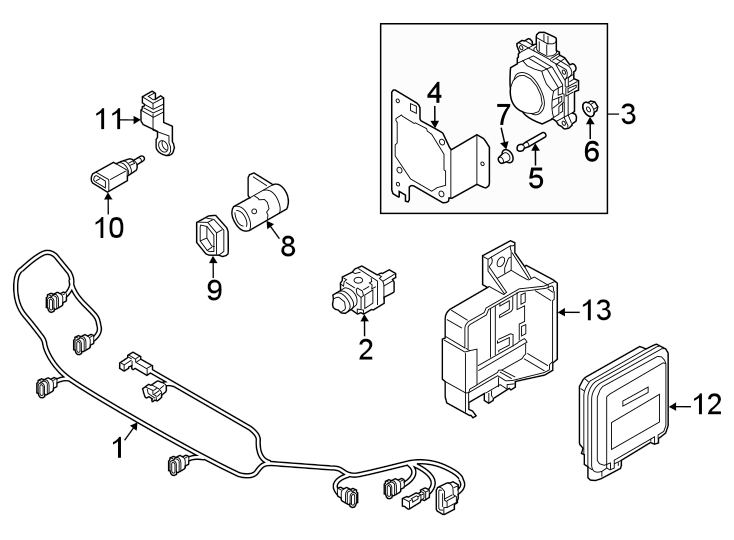 3Front bumper & grille. Electrical components.https://images.simplepart.com/images/parts/motor/fullsize/1387026.png