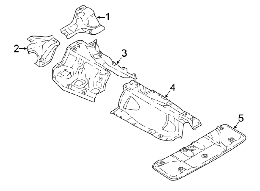 EXHAUST SYSTEM. HEAT SHIELDS.