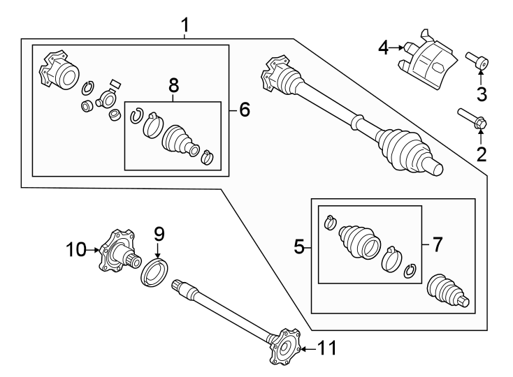 3Front suspension. Drive axles.https://images.simplepart.com/images/parts/motor/fullsize/1387453.png