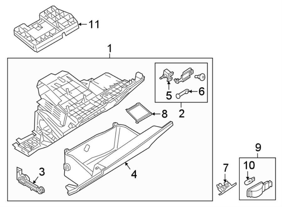 4INSTRUMENT PANEL. GLOVE BOX.https://images.simplepart.com/images/parts/motor/fullsize/1387525.png