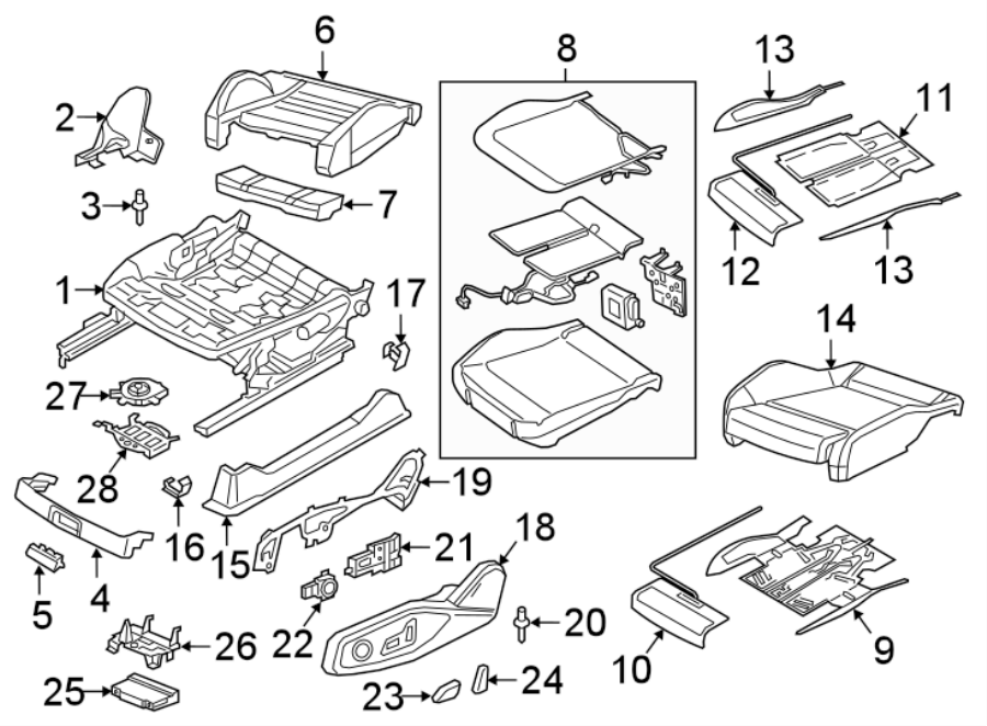 1SEATS & TRACKS. FRONT SEAT COMPONENTS.https://images.simplepart.com/images/parts/motor/fullsize/1387570.png