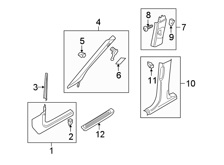 8Pillars. Rocker & floor. Interior trim.https://images.simplepart.com/images/parts/motor/fullsize/1387663.png