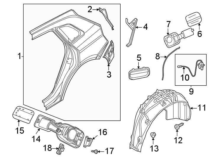 9Quarter panel & components.https://images.simplepart.com/images/parts/motor/fullsize/1387732.png