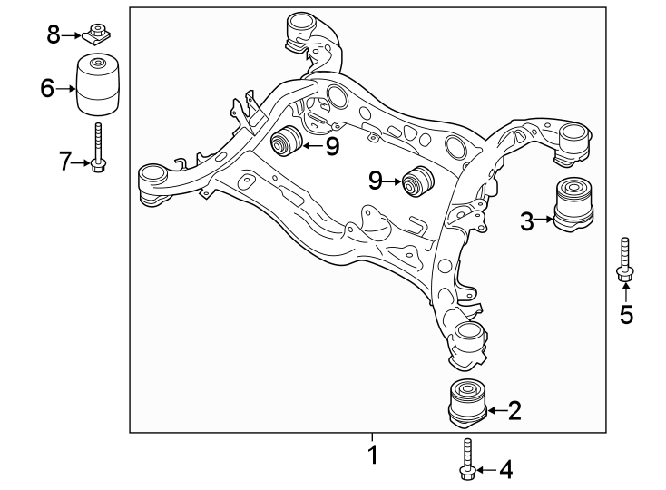 REAR SUSPENSION. SUSPENSION MOUNTING.