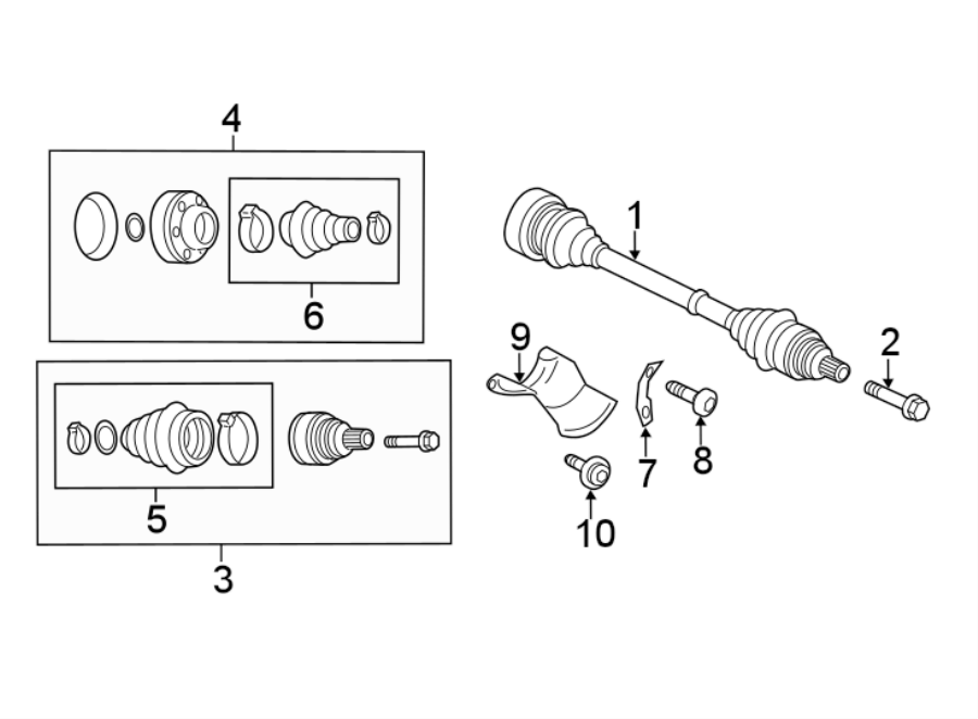 Rear suspension. Drive axles.