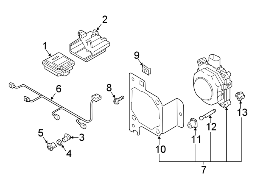 8FRONT BUMPER & GRILLE. ELECTRICAL COMPONENTS.https://images.simplepart.com/images/parts/motor/fullsize/1390008.png