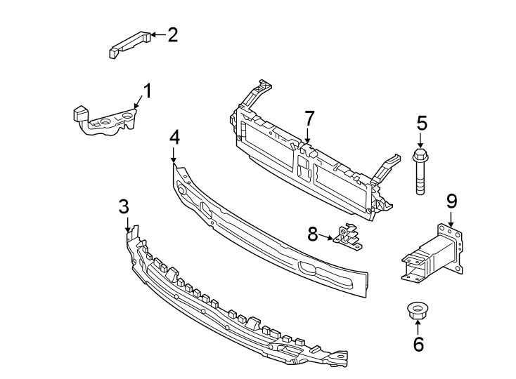 1Front bumper & grille. Bumper & components.https://images.simplepart.com/images/parts/motor/fullsize/1390014.png