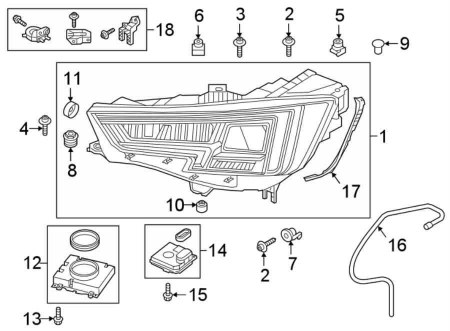 14FRONT LAMPS. HEADLAMP COMPONENTS.https://images.simplepart.com/images/parts/motor/fullsize/1390028.png