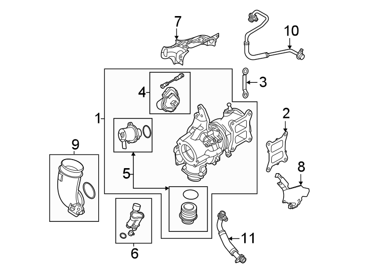 1Engine / transaxle. Turbocharger & components.https://images.simplepart.com/images/parts/motor/fullsize/1390324.png