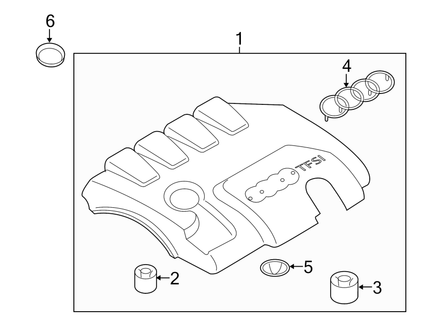 ENGINE / TRANSAXLE. ENGINE APPEARANCE COVER.